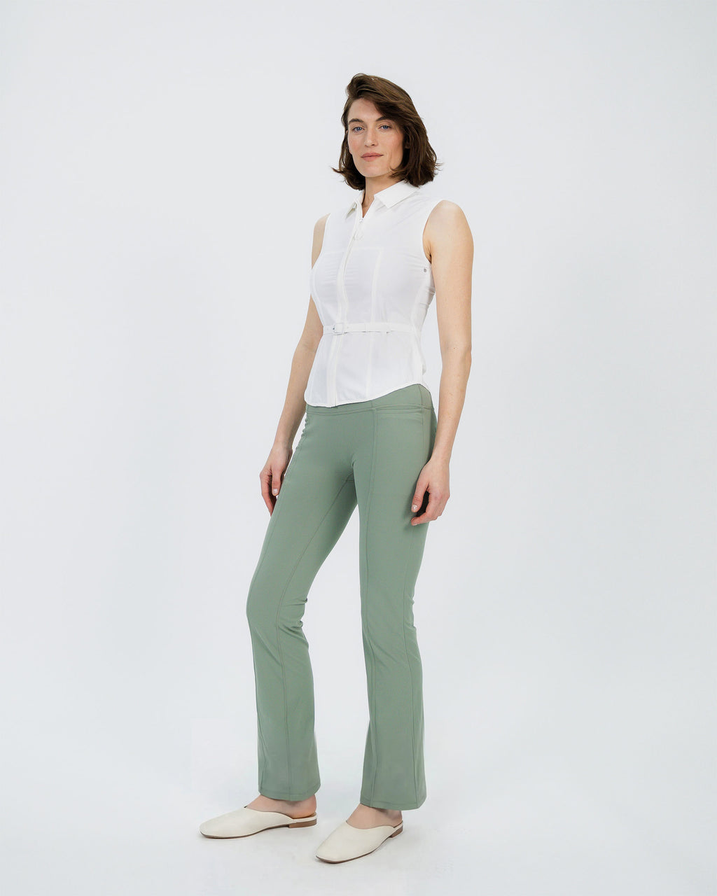 Active Tailored Shirt Vest white