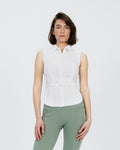 Active Tailored Shirt Vest white