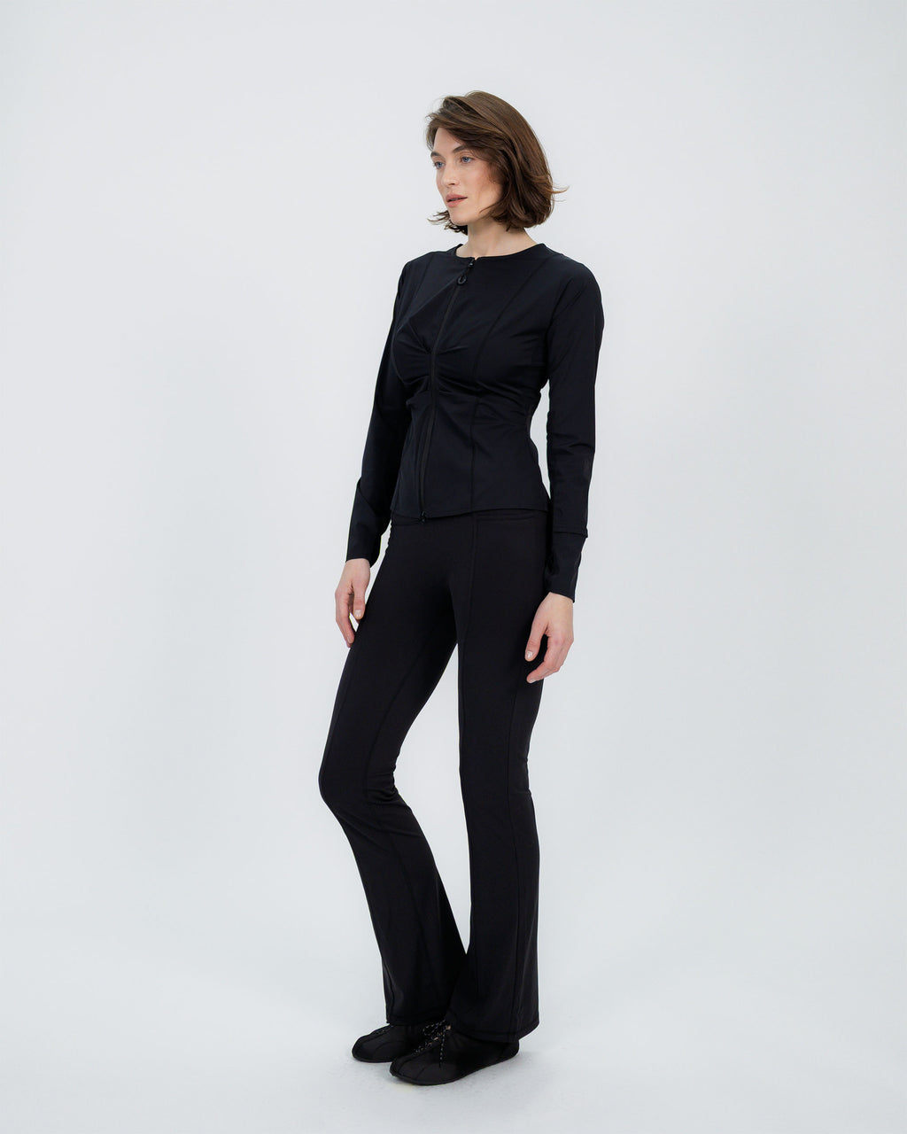 Active Lightweight Zip Up Jacket black