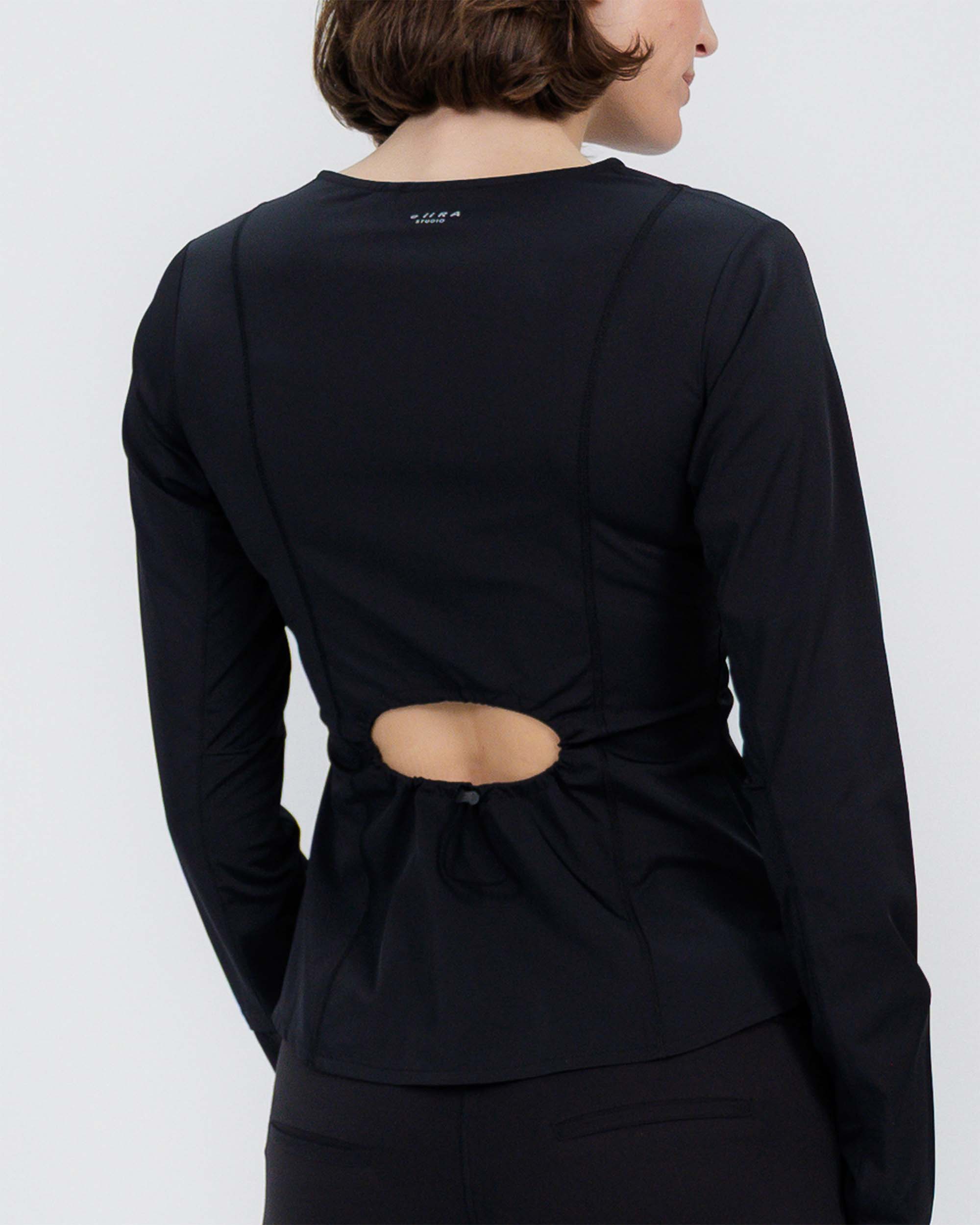 Active Lightweight Zip Up Jacket black