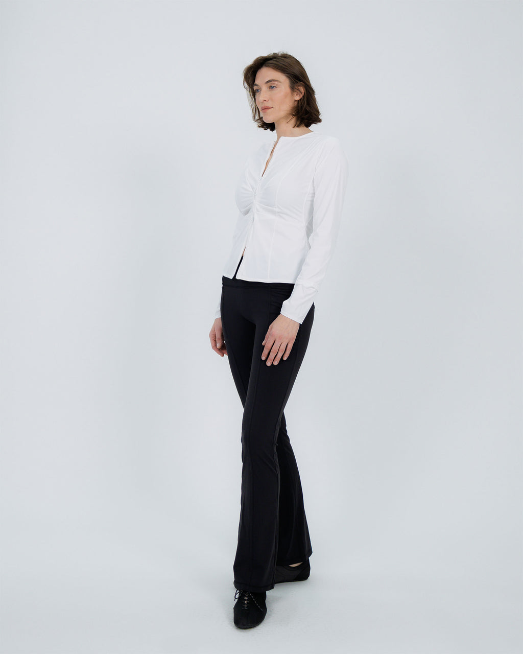 Active Lightweight Zip Up Jacket white