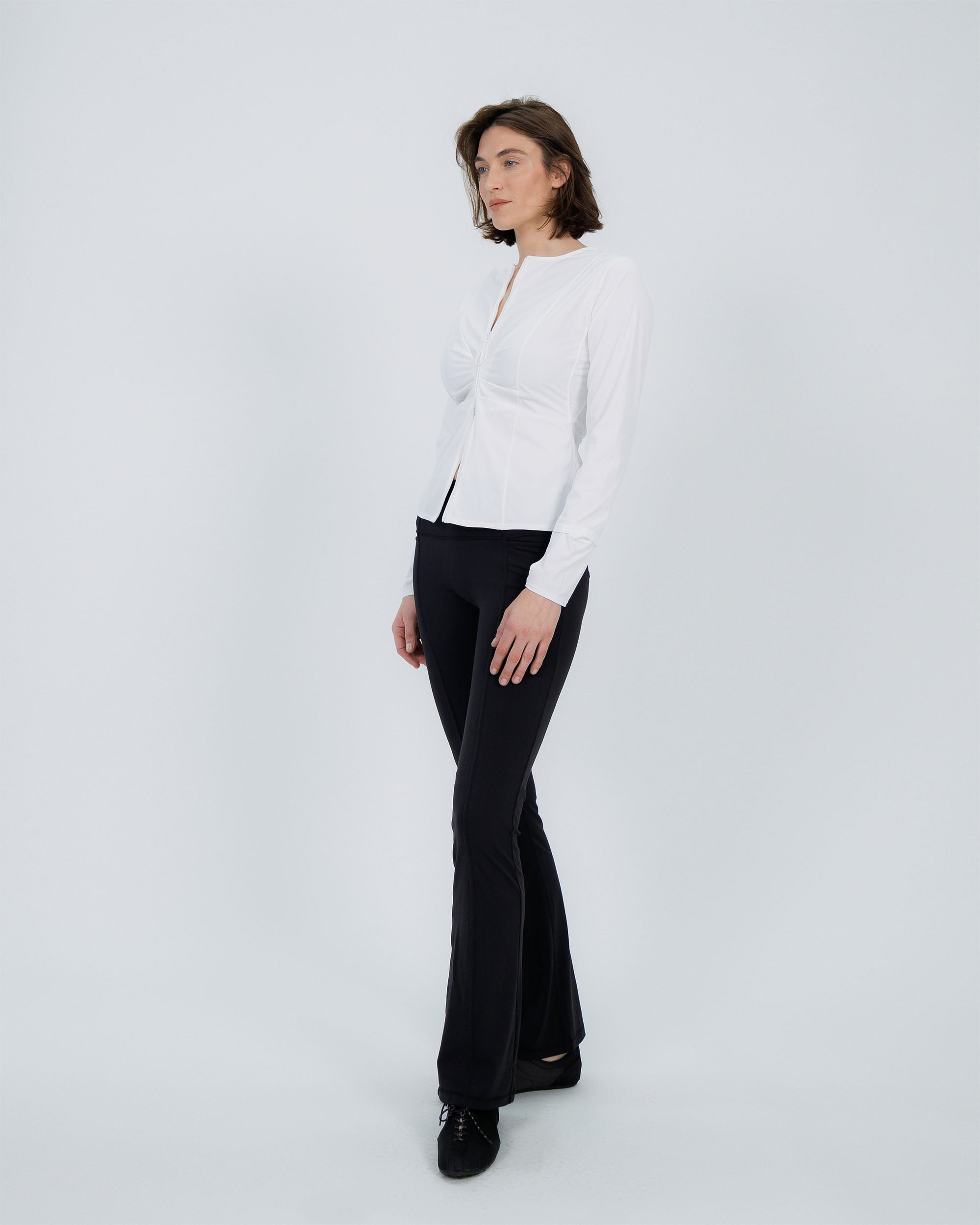 Active Lightweight Zip Up Jacket white