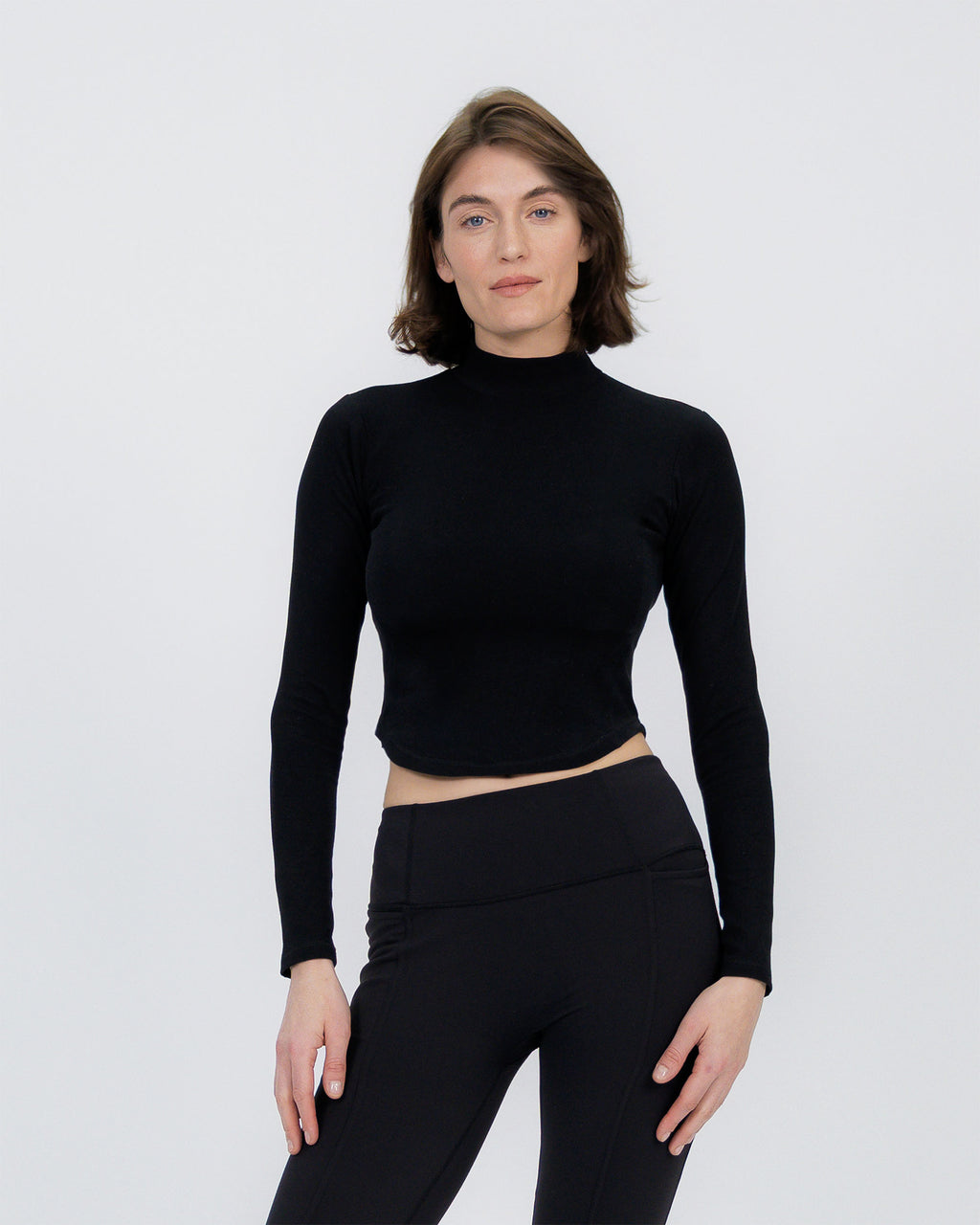 Active Sculpting Turtleneck black