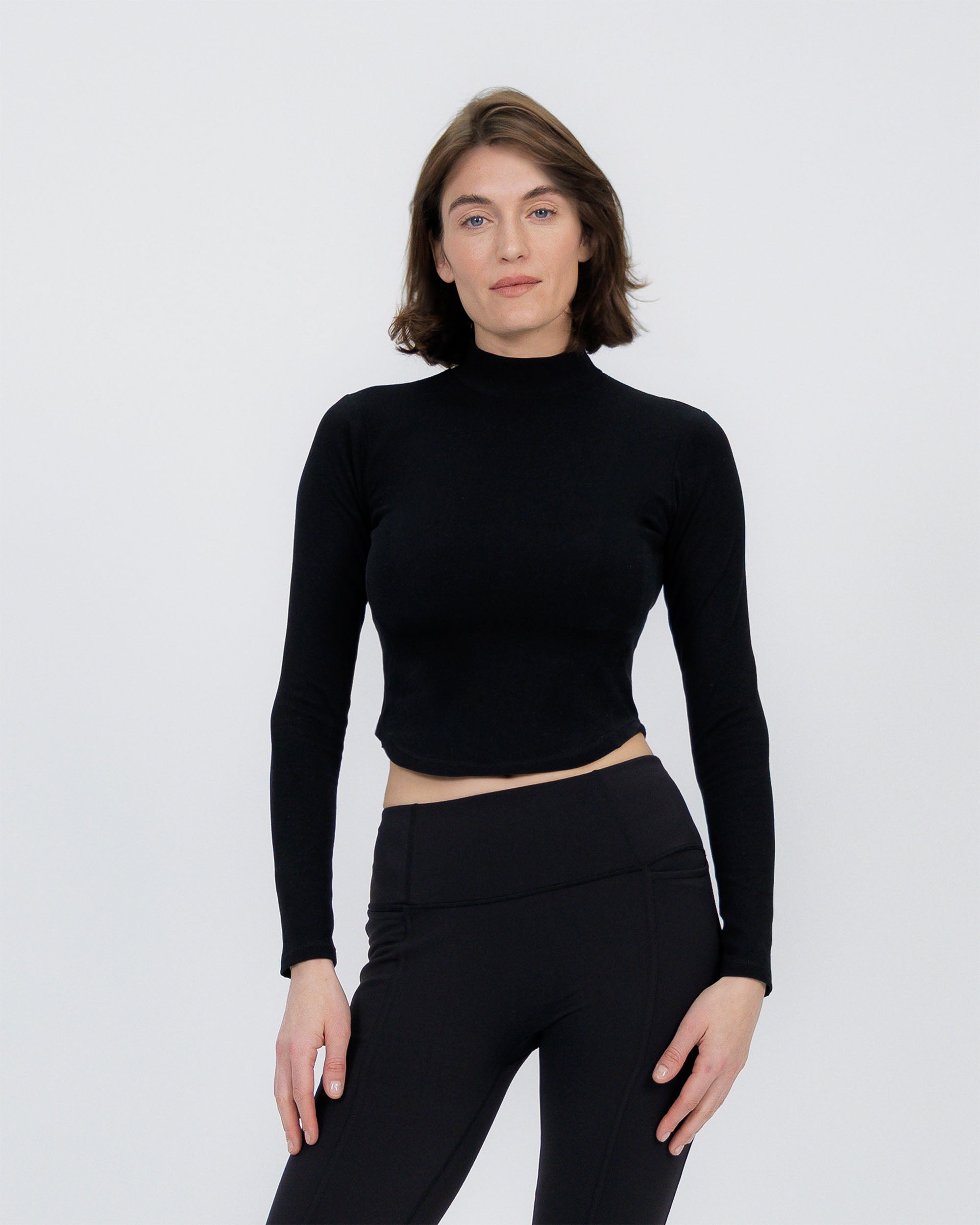 Active Sculpting Turtleneck black