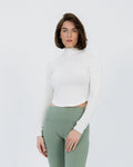 Active Sculpting Turtleneck white