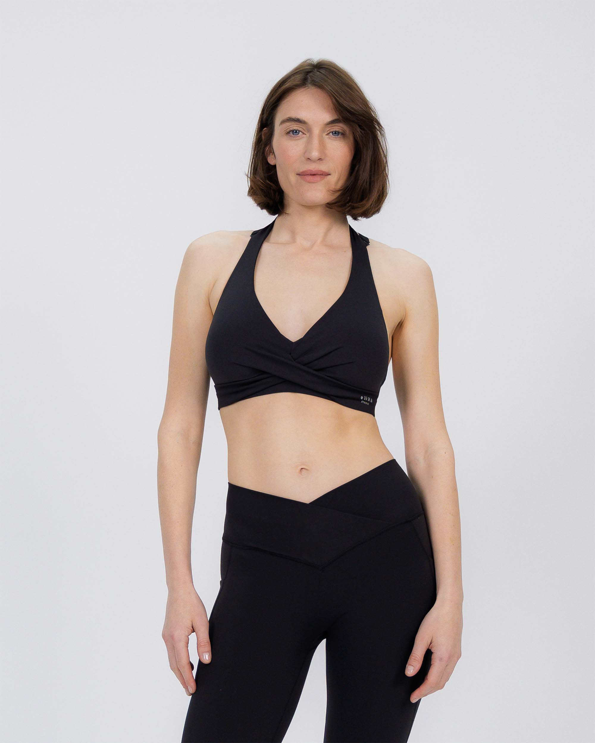 Embrace Halterneck Sportsbra black