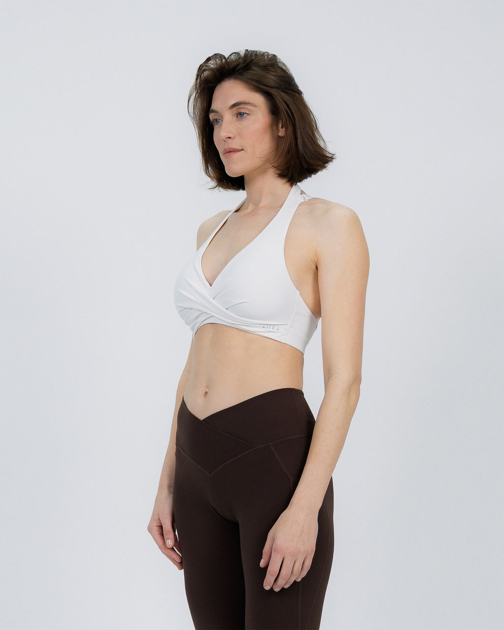 Embrace Halterneck Sportsbra white
