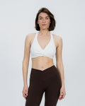 Embrace Halterneck Sportsbra white