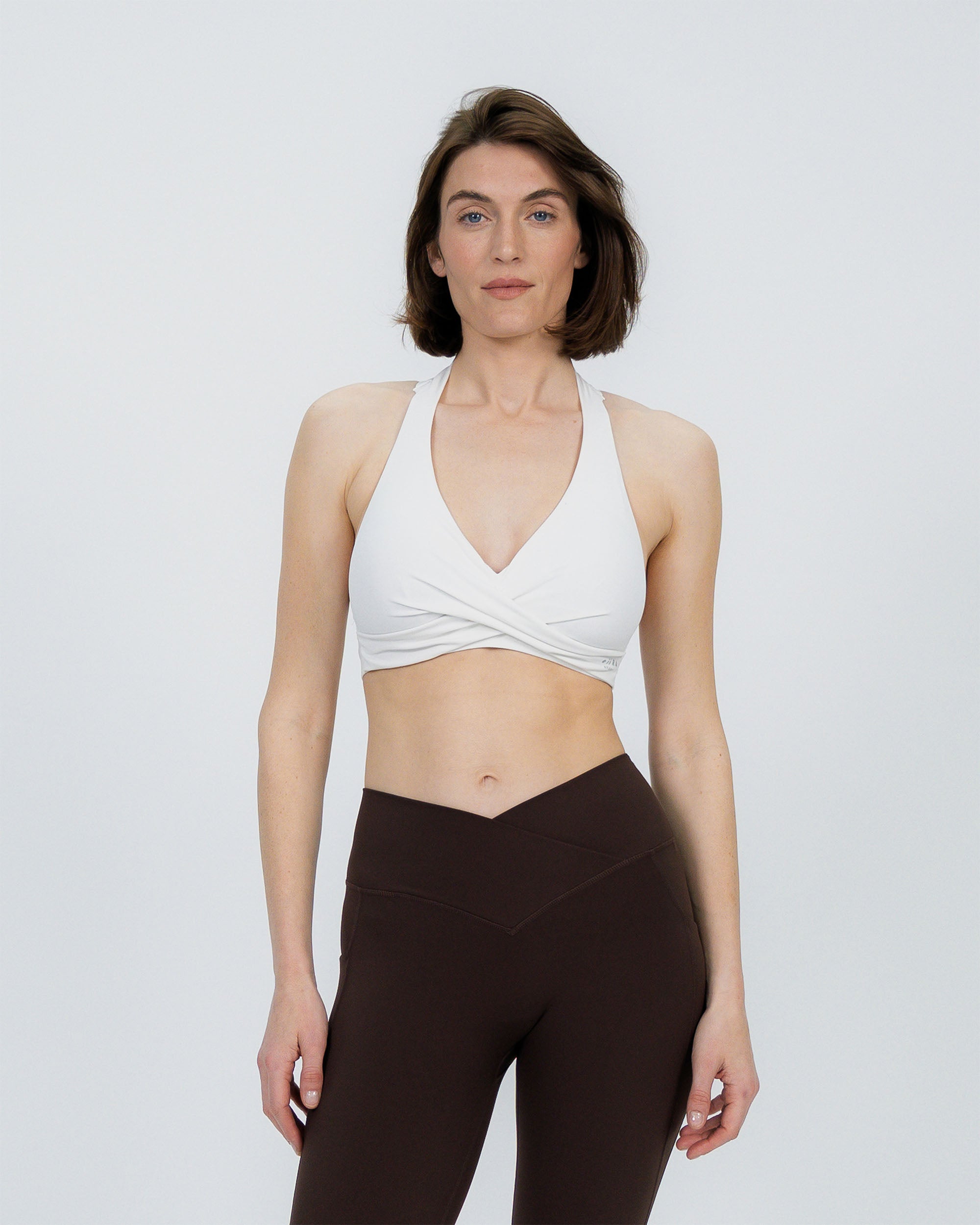 Embrace Halterneck Sportsbra white