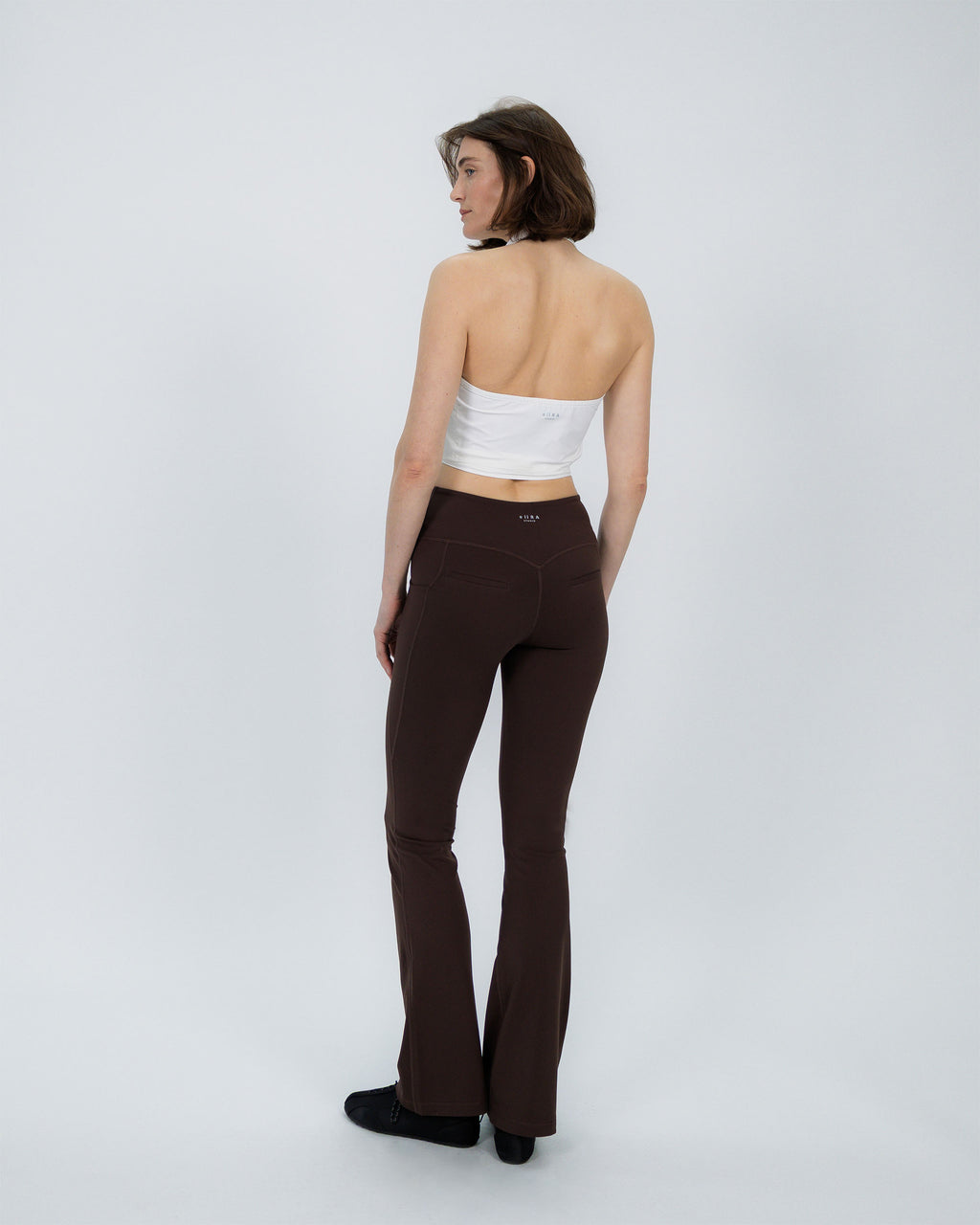 Quick Dry Essential Wrap Top white