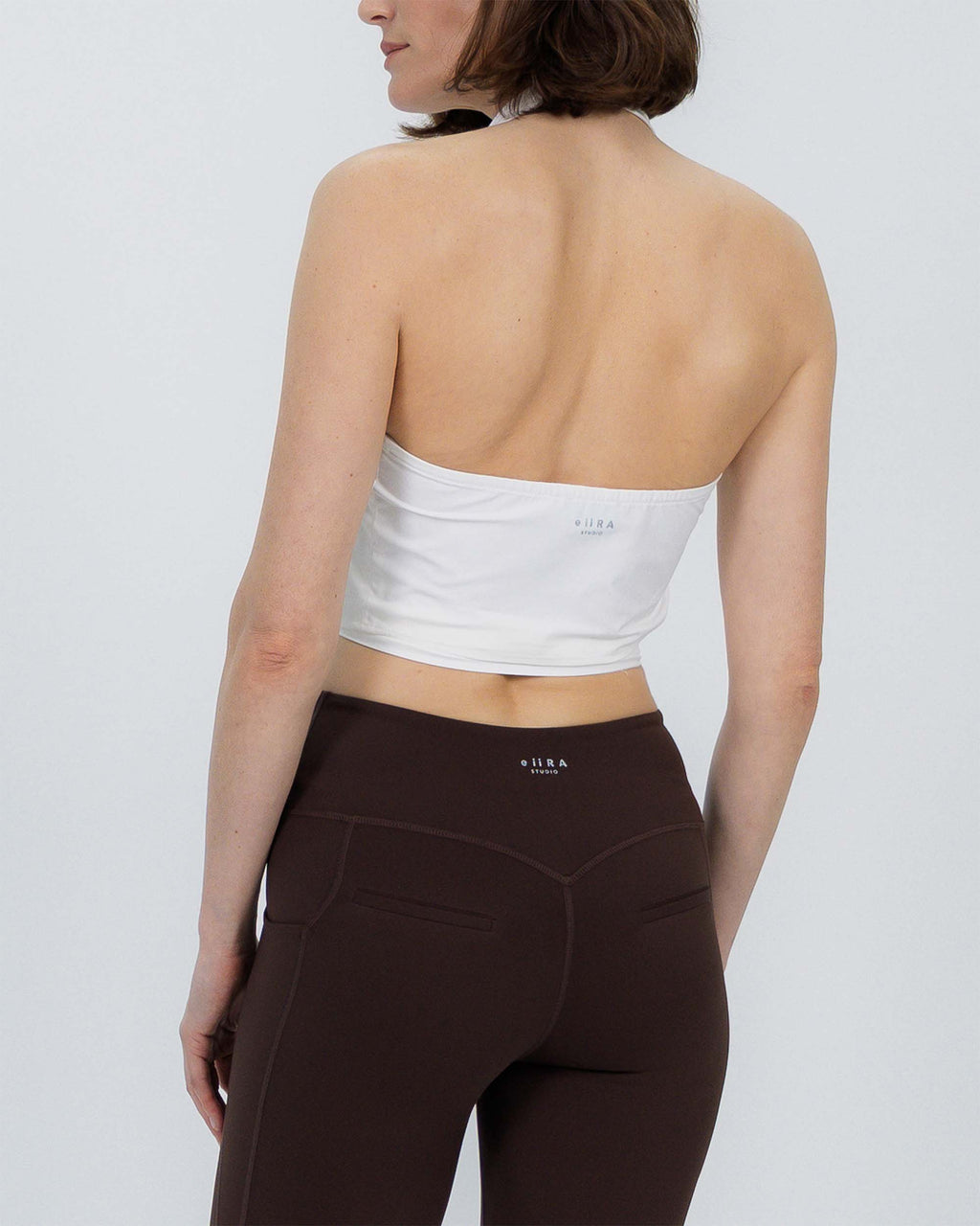 Quick Dry Essential Wrap Top white